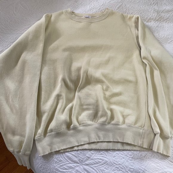 John Galt Pale Yellow Crewneck - Picture 2 of 4